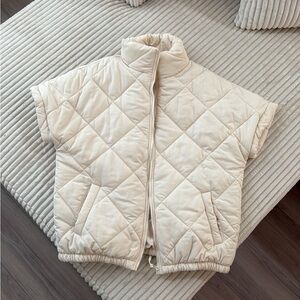 women's quilted puffer vest